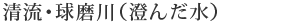 清流・球磨川（澄んだ水）